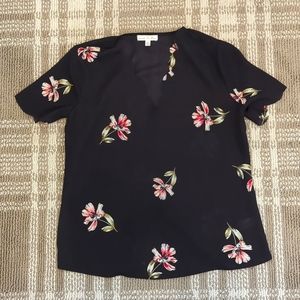 Nine Britton scalloped neckline blouse